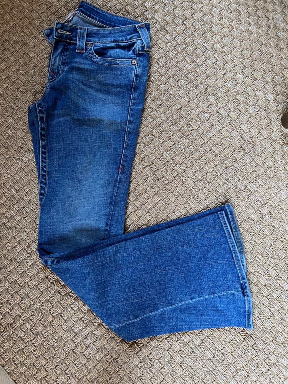 True Religion Women's Dark Blue Bootcut Jeans